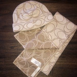 Coach Hat & Scarf